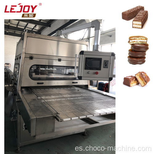 Máquina de asentamiento de obleas de chocolate totalmente automática